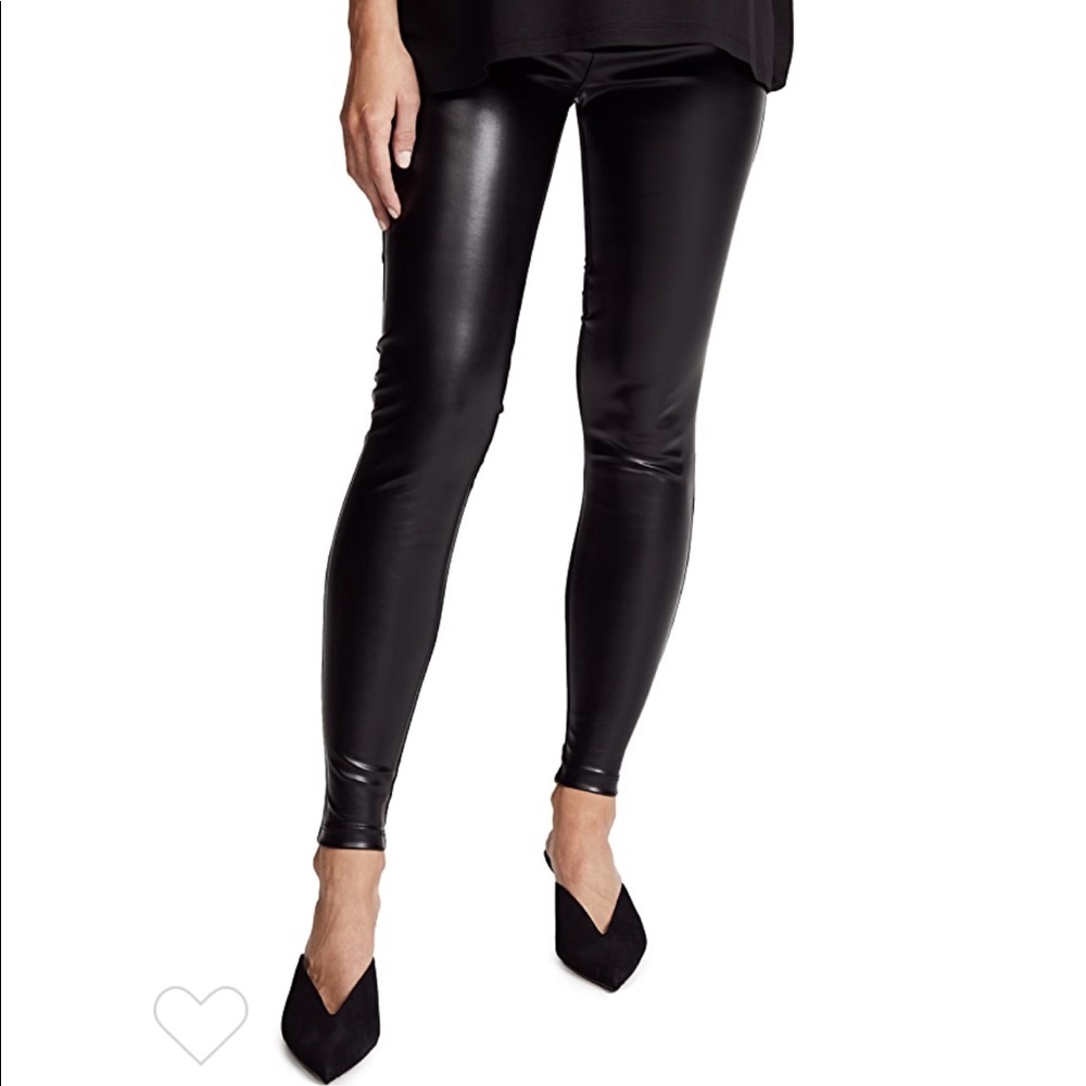 HATCH Night Out Faux Leather Maternity Leggings